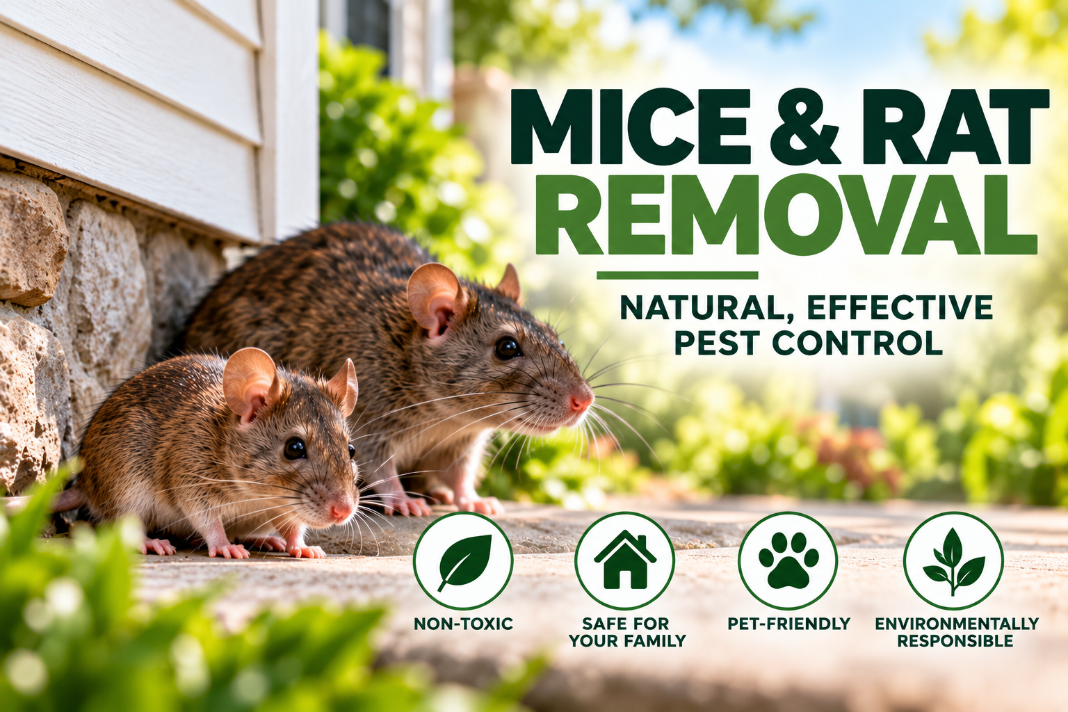 Eco-friendly mice and rat control from All Green Pest Control