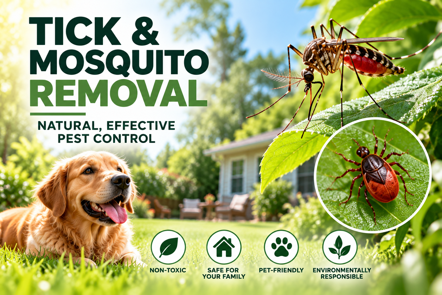 Eco-friendly tick and mosquito control from All Green Pest Control